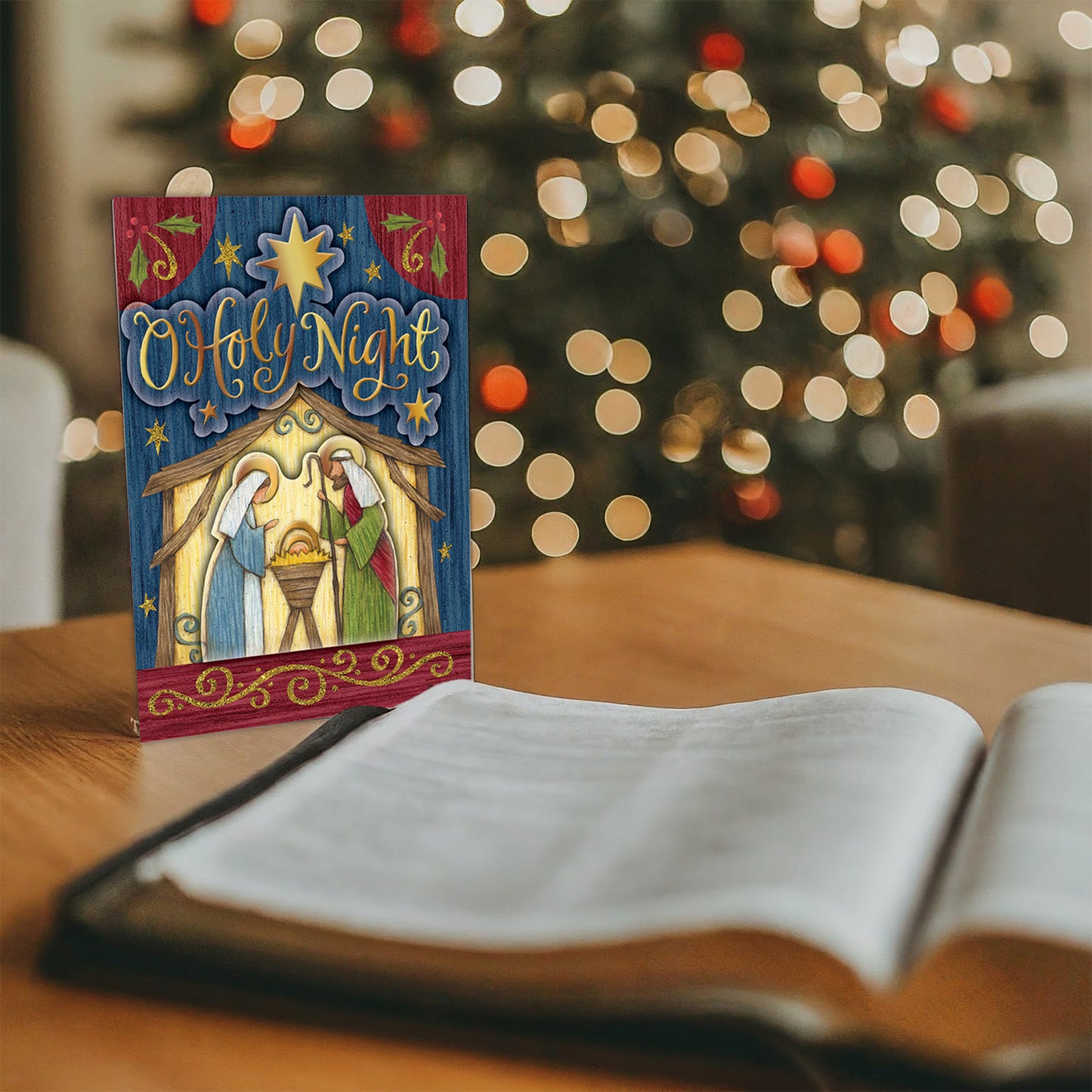O Holy Night Nativity - Special Finish Boxed Christmas Cards