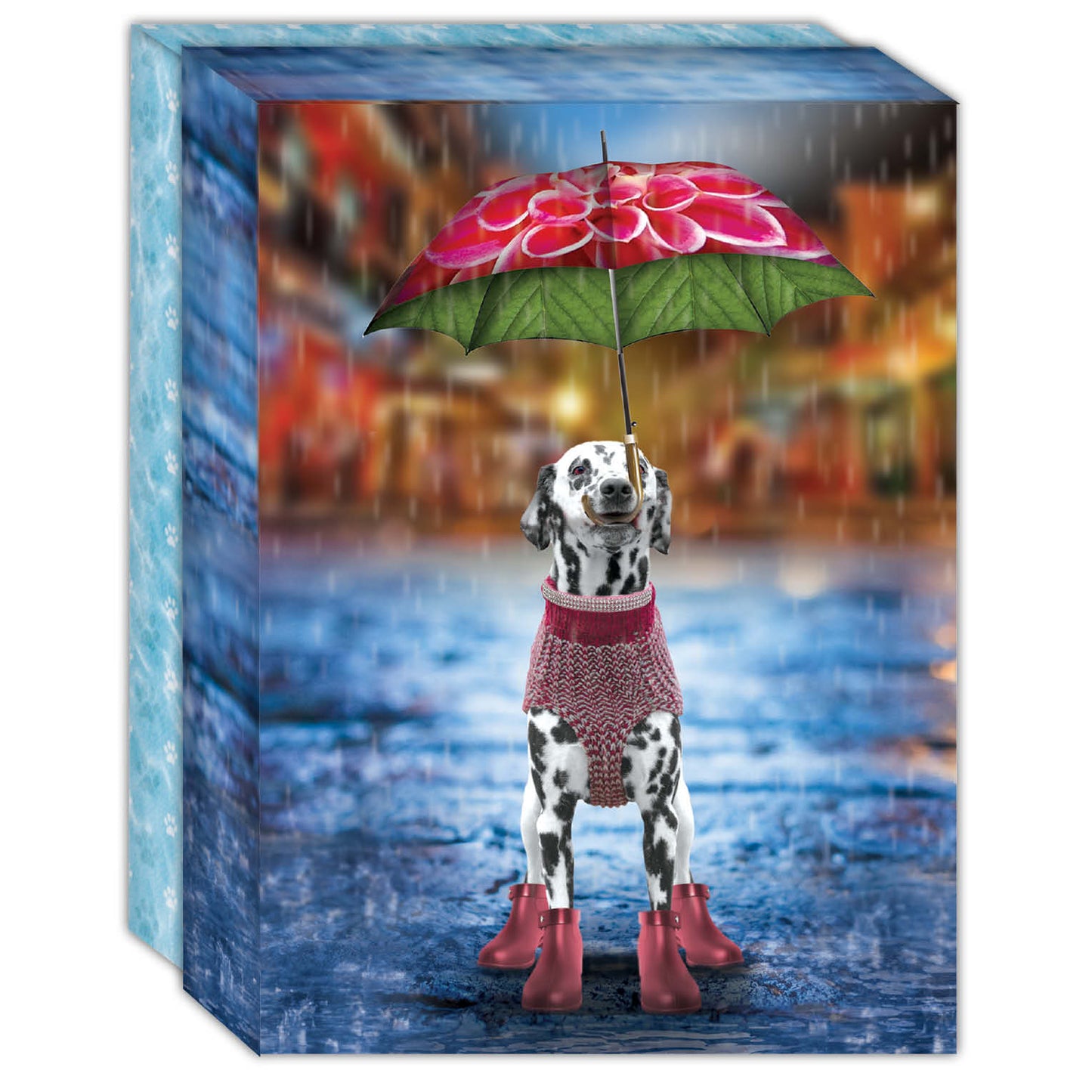 Umbrella Dog -15 Boxed Note Cards