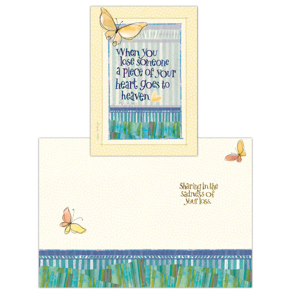 Individual Sympathy Card - When you lose someone