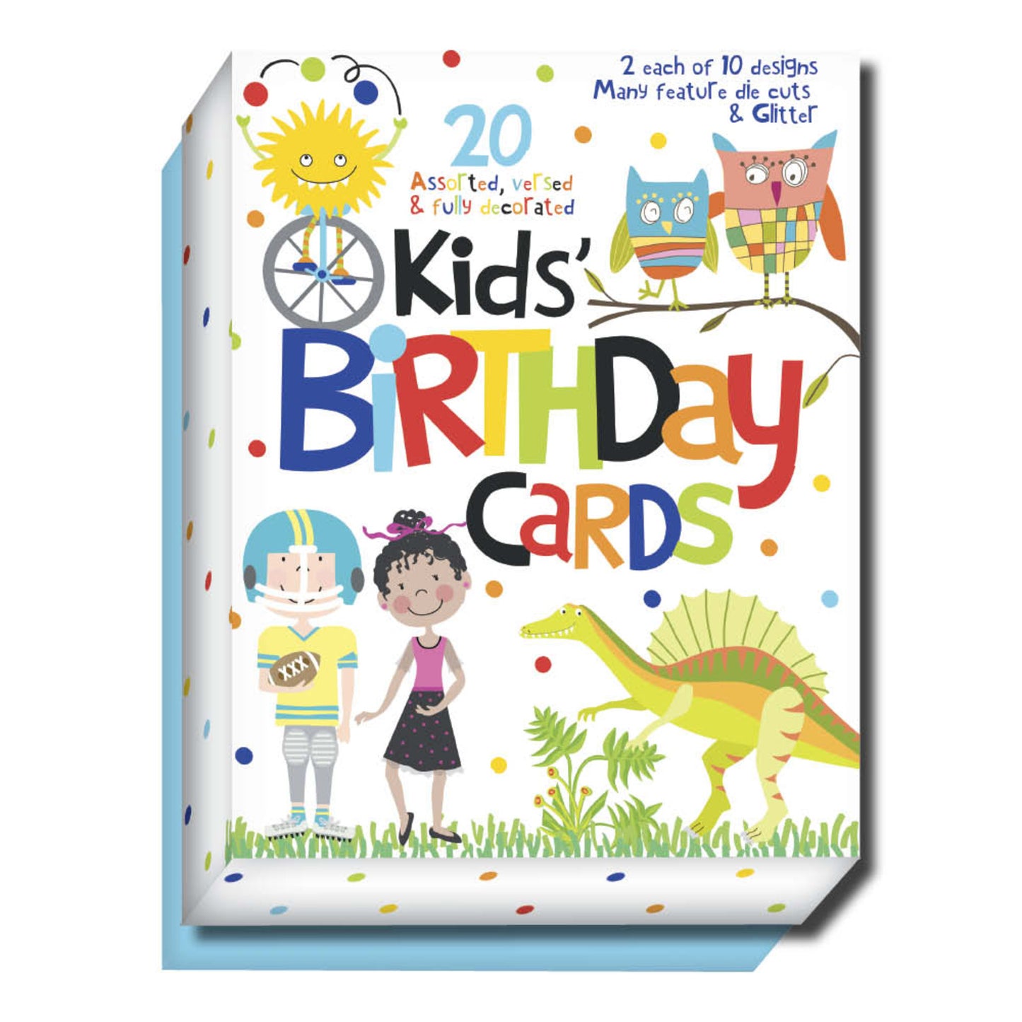 Juvenile Birthday Assort - Assorted Birthday Cards, Box of 20