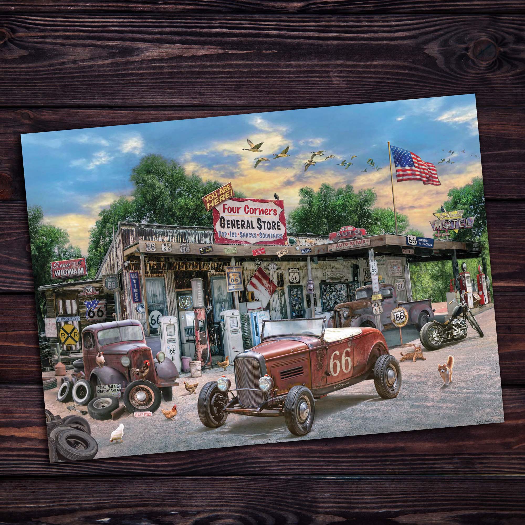General Store 1000-Piece Puzzle | Soft-Touch + Poster – Crown