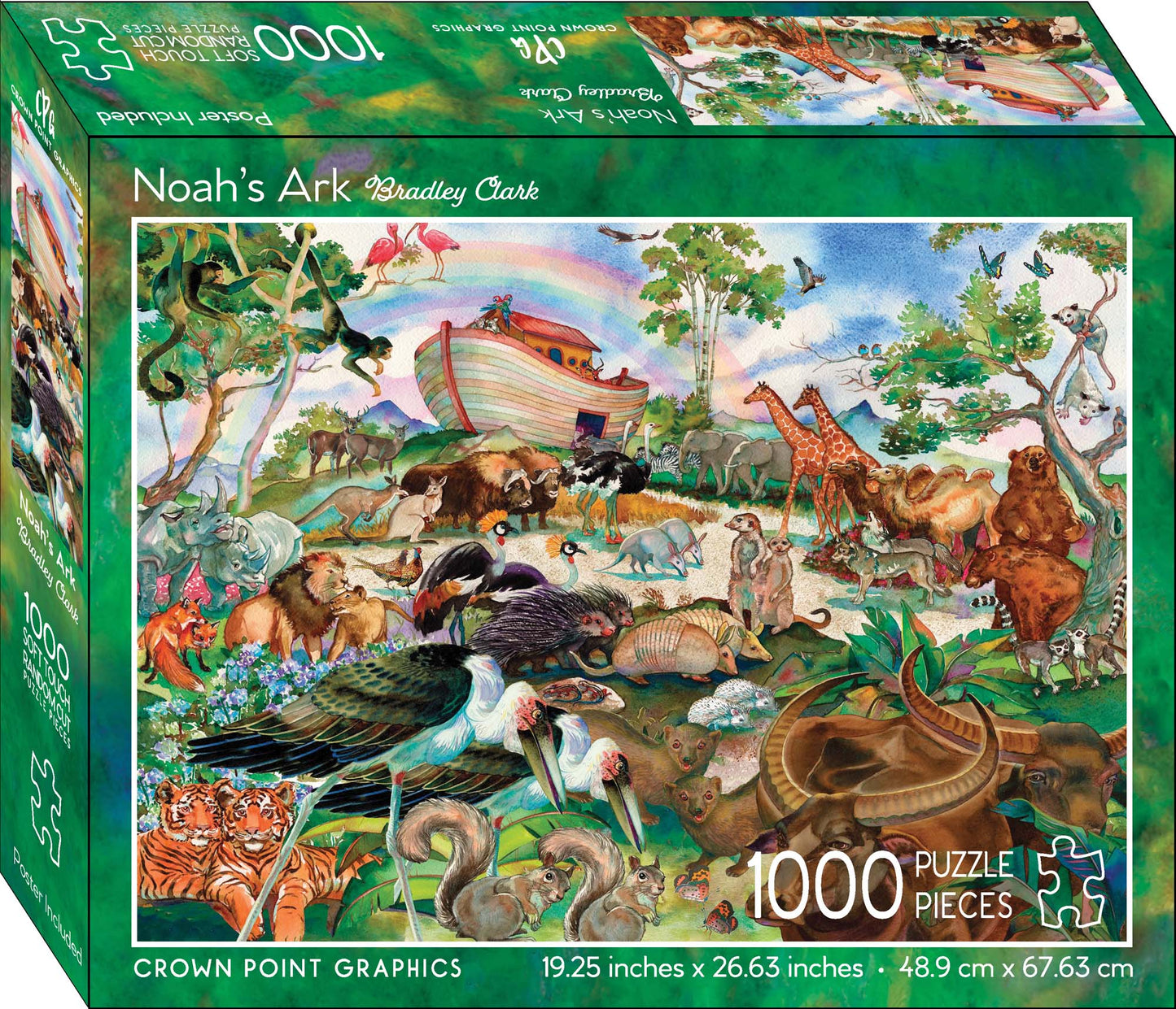 1000 Piece Puzzle with Poster, Noah’s Ark
