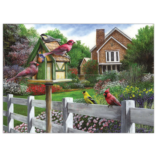Feathers and Flowers- 1000 Piece Jigsaw Puzzle