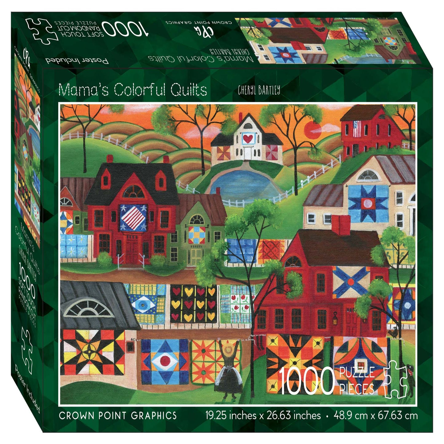 Mama’s Colorful Quilts - 1000 Piece Jigsaw Puzzle