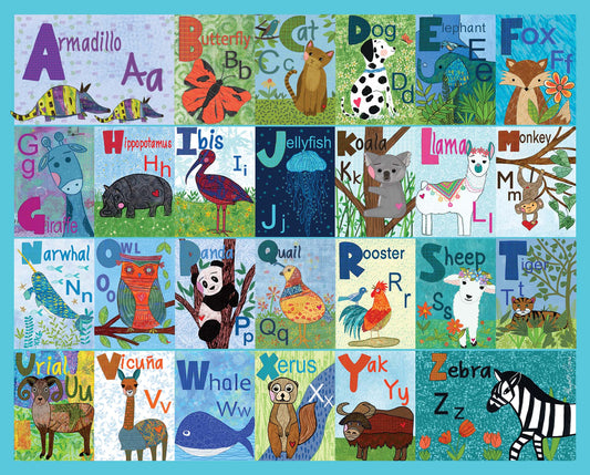 ABC Animals - 300 piece jigsaw puzzle poster