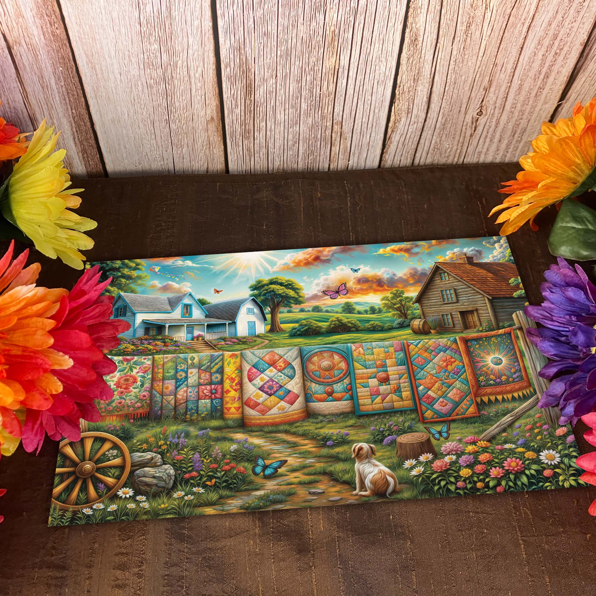 Spirit of the Rainbow 500 Piece Jigsaw Puzzle with Poster – Soft