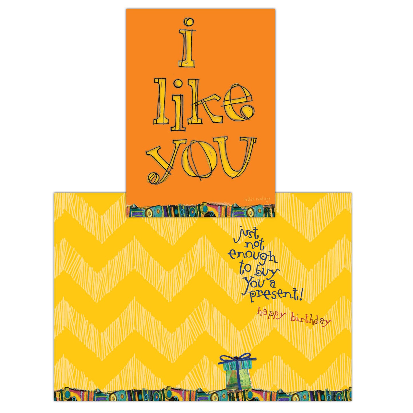 I Like You: Birthday Greeting Card