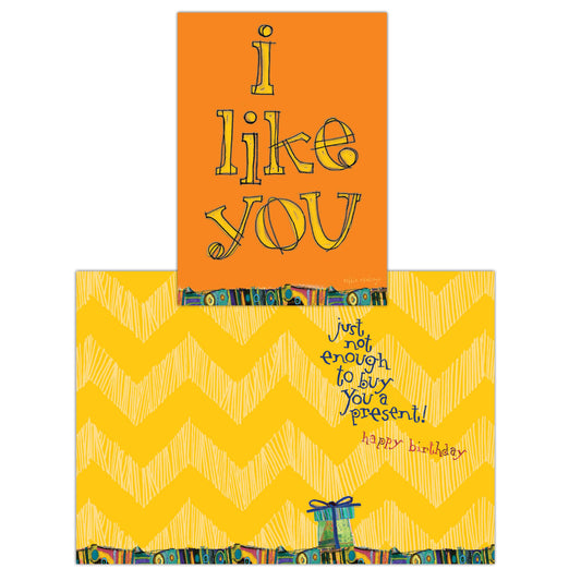 I Like You: Birthday Greeting Card
