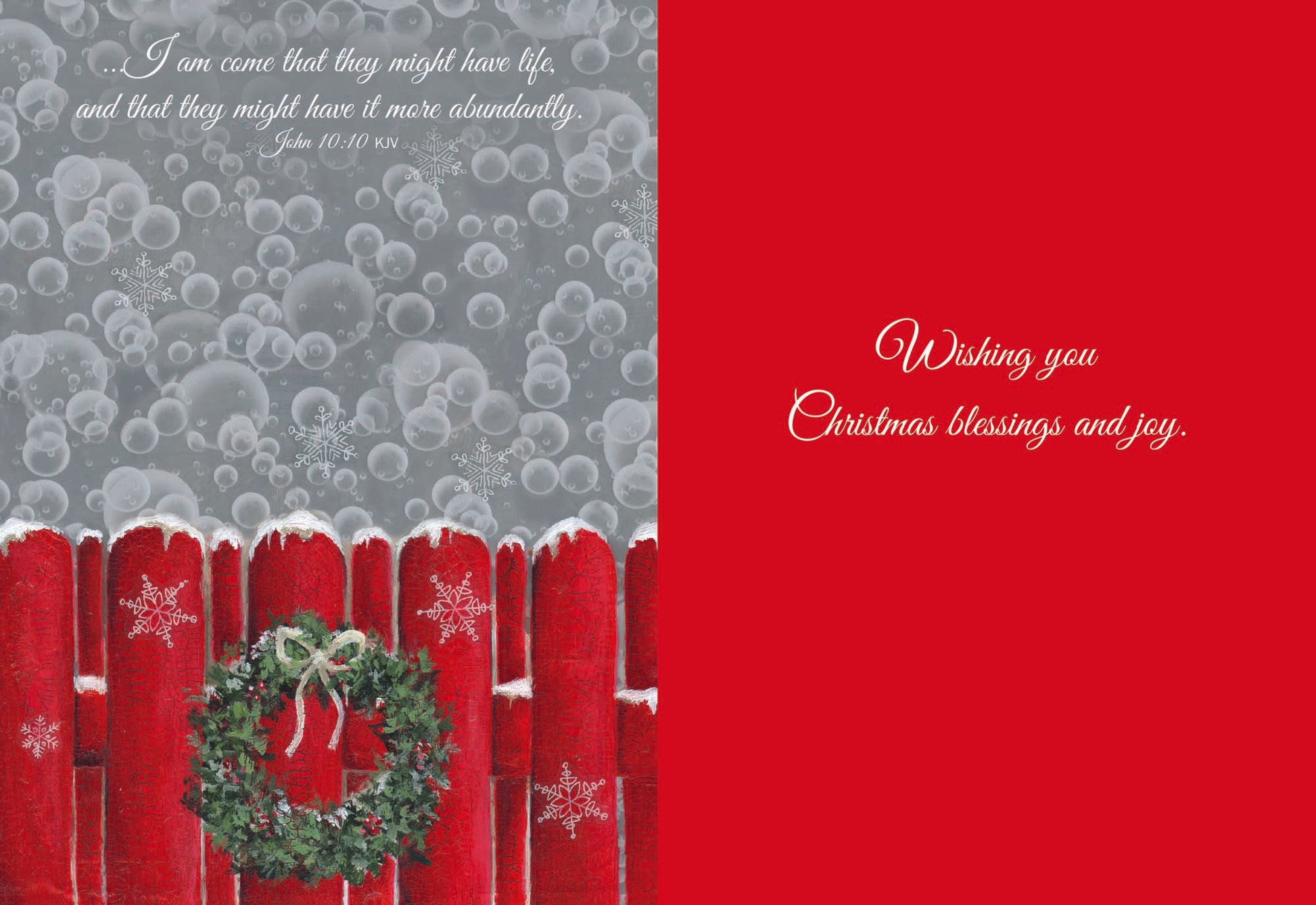 Wishing you Christmas blessings and joy.