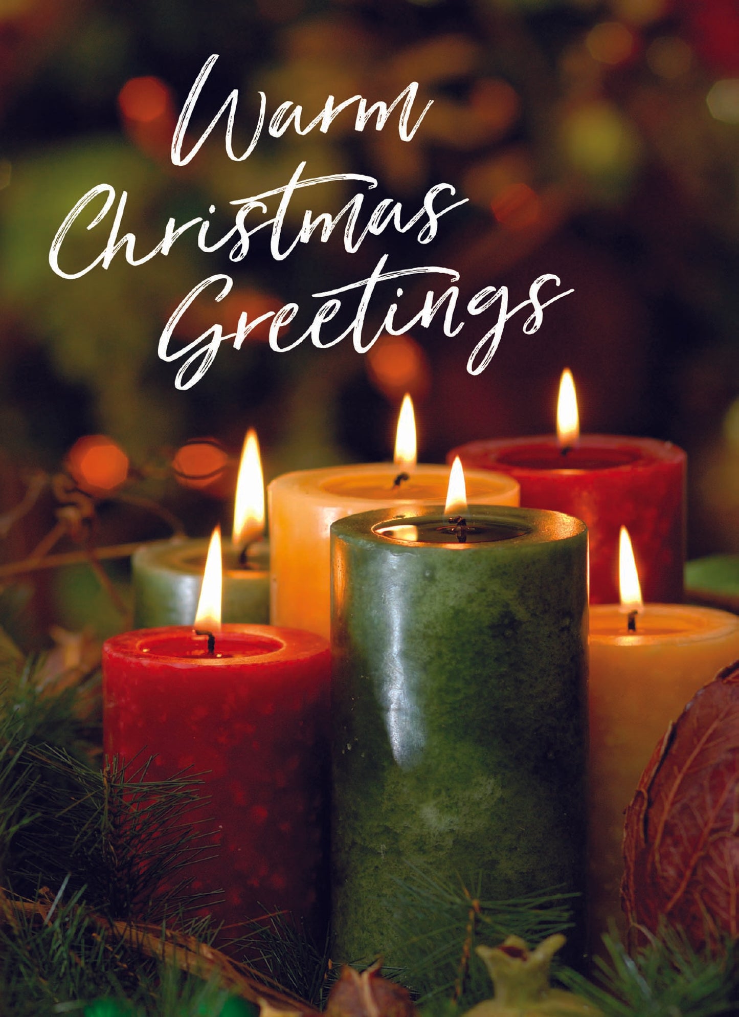 Warm Christmas Greetings Card