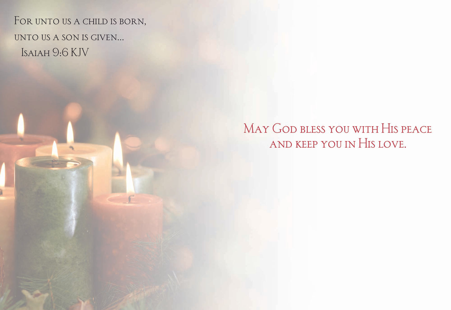 May God bless you with His peace and keep you in His love.