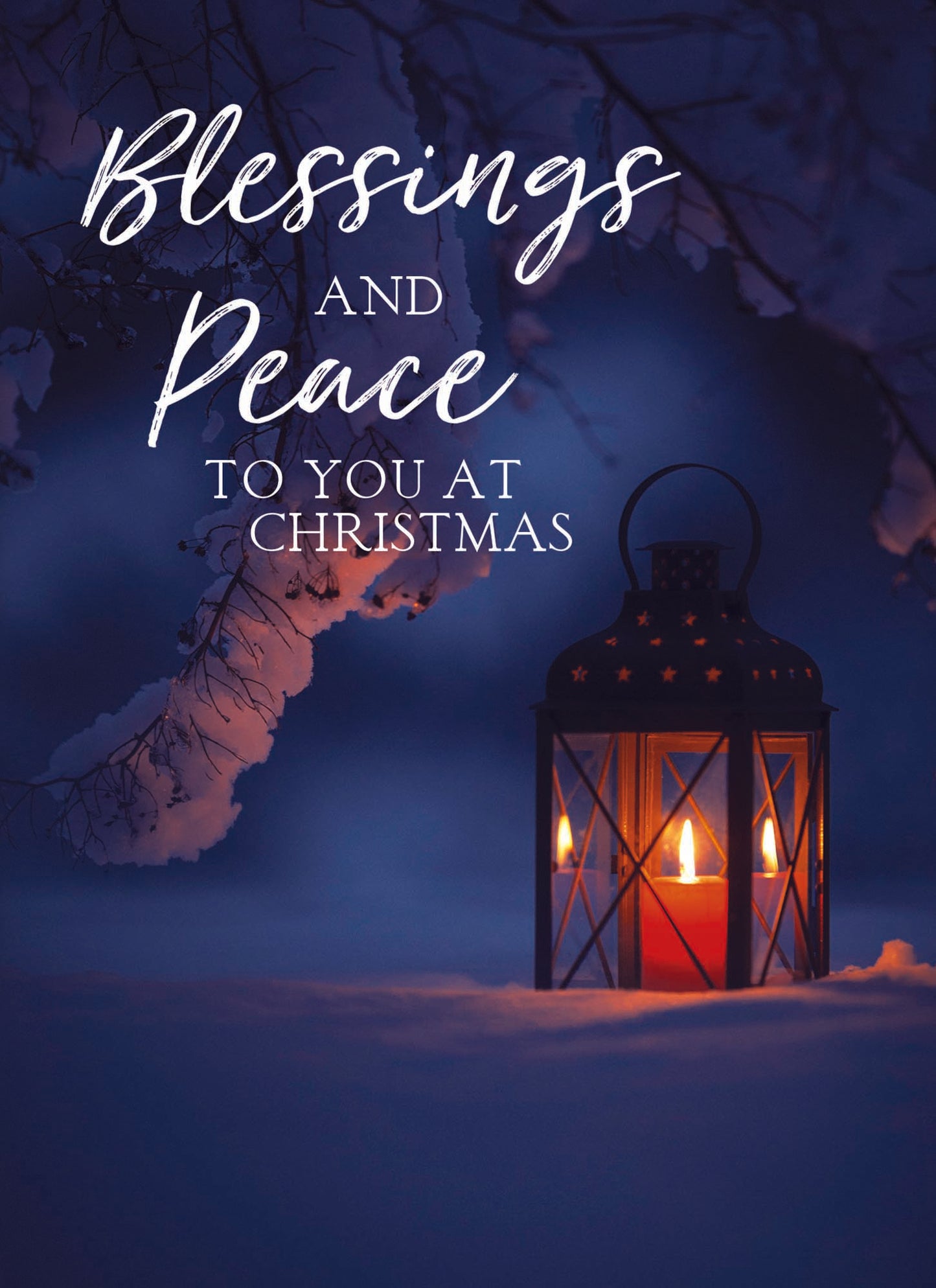 Blessings and Peace to you at Christmas Card