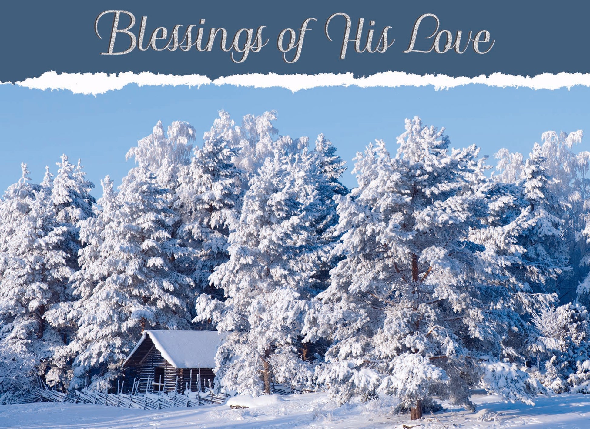 Blessings of His love Card