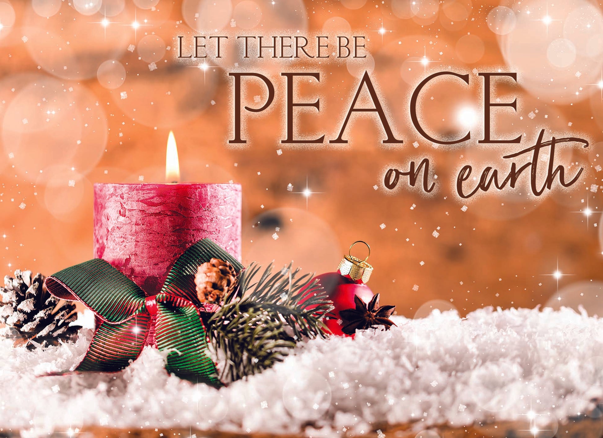 Ley there be peace on Earth Card