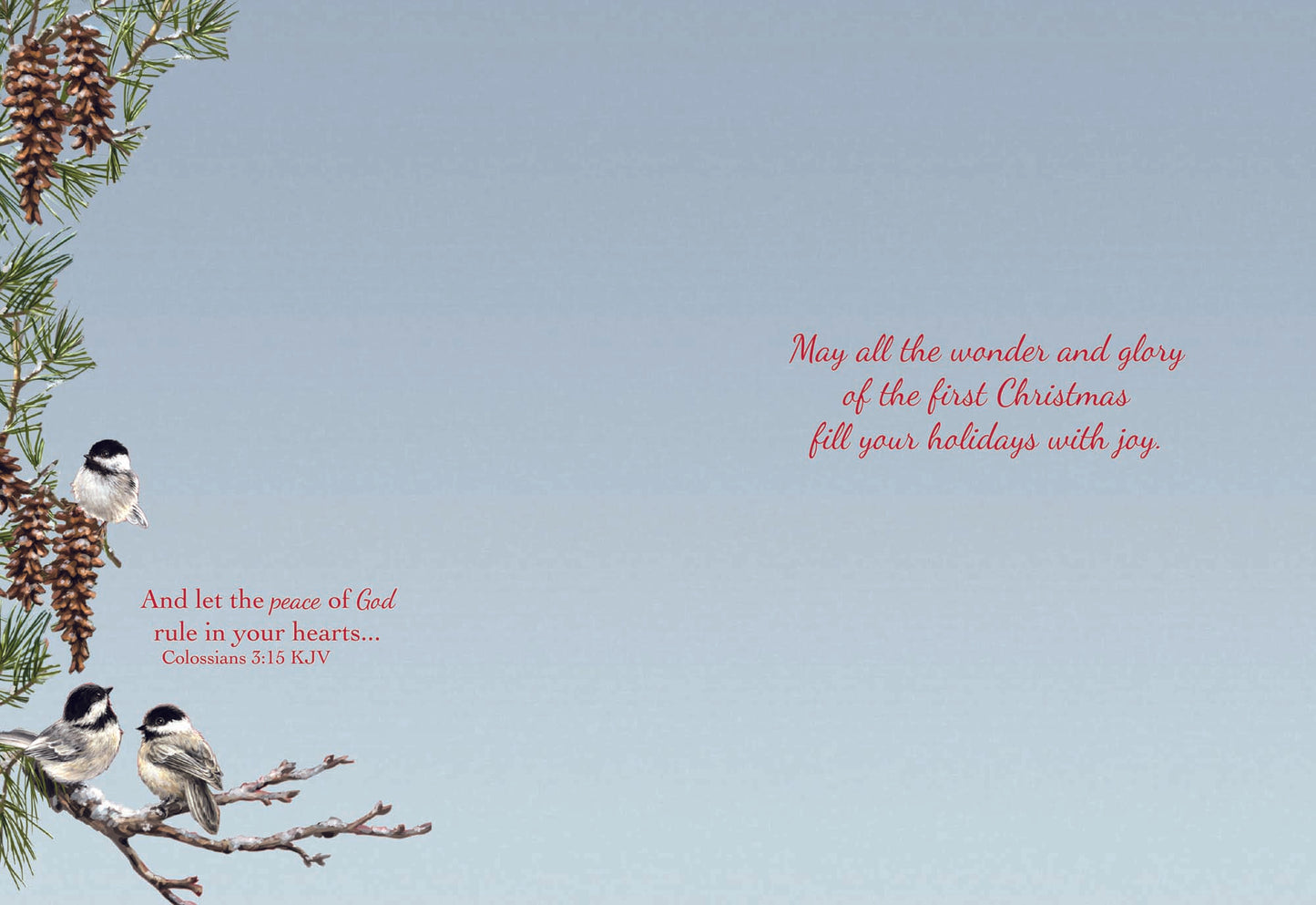 May all the wonder and glory of the first Christmas fill your holidays with joy.