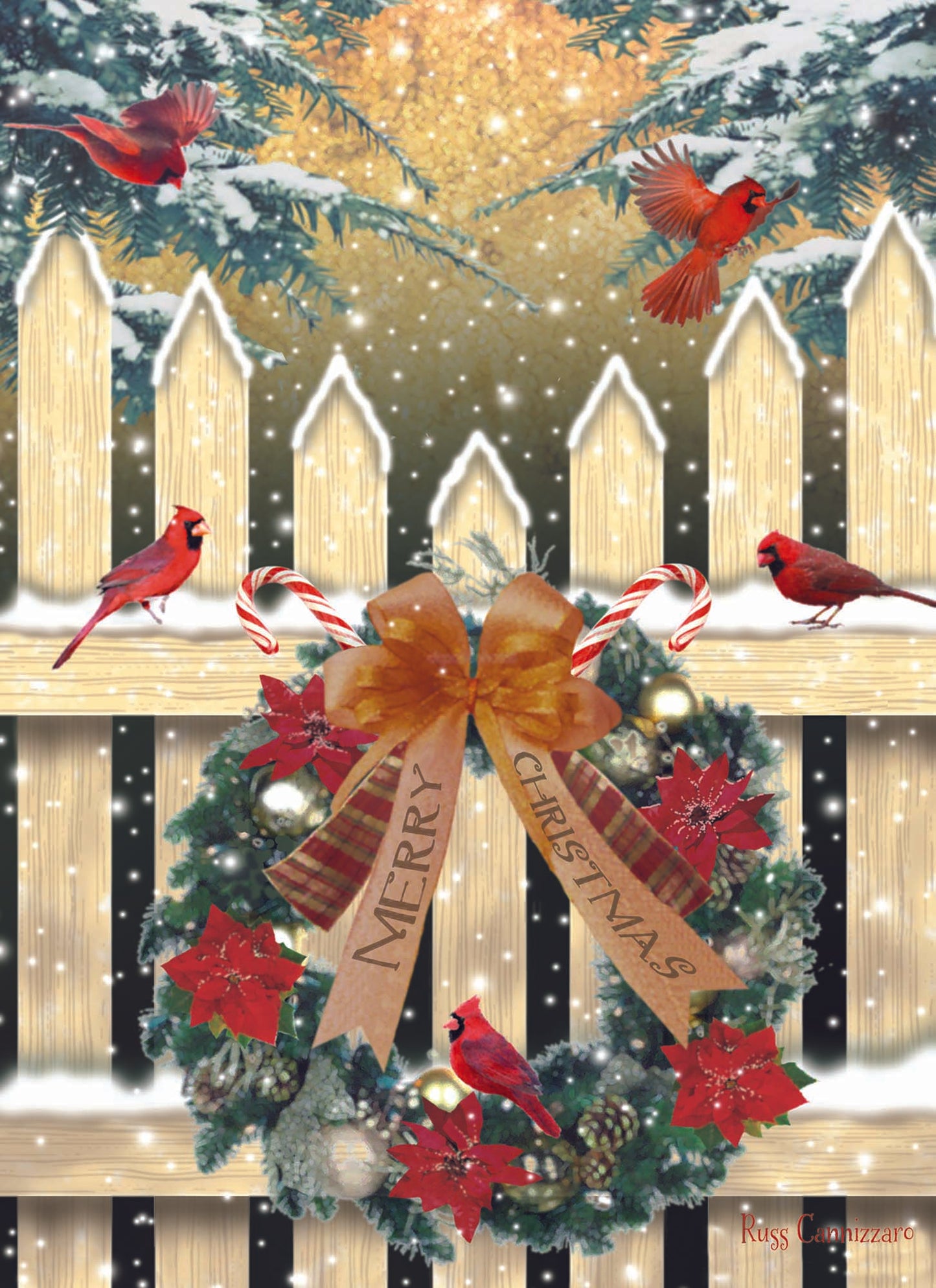 Large Boxed Christmas Card Assortment- Peace and Joy - 24 cards and envelopes