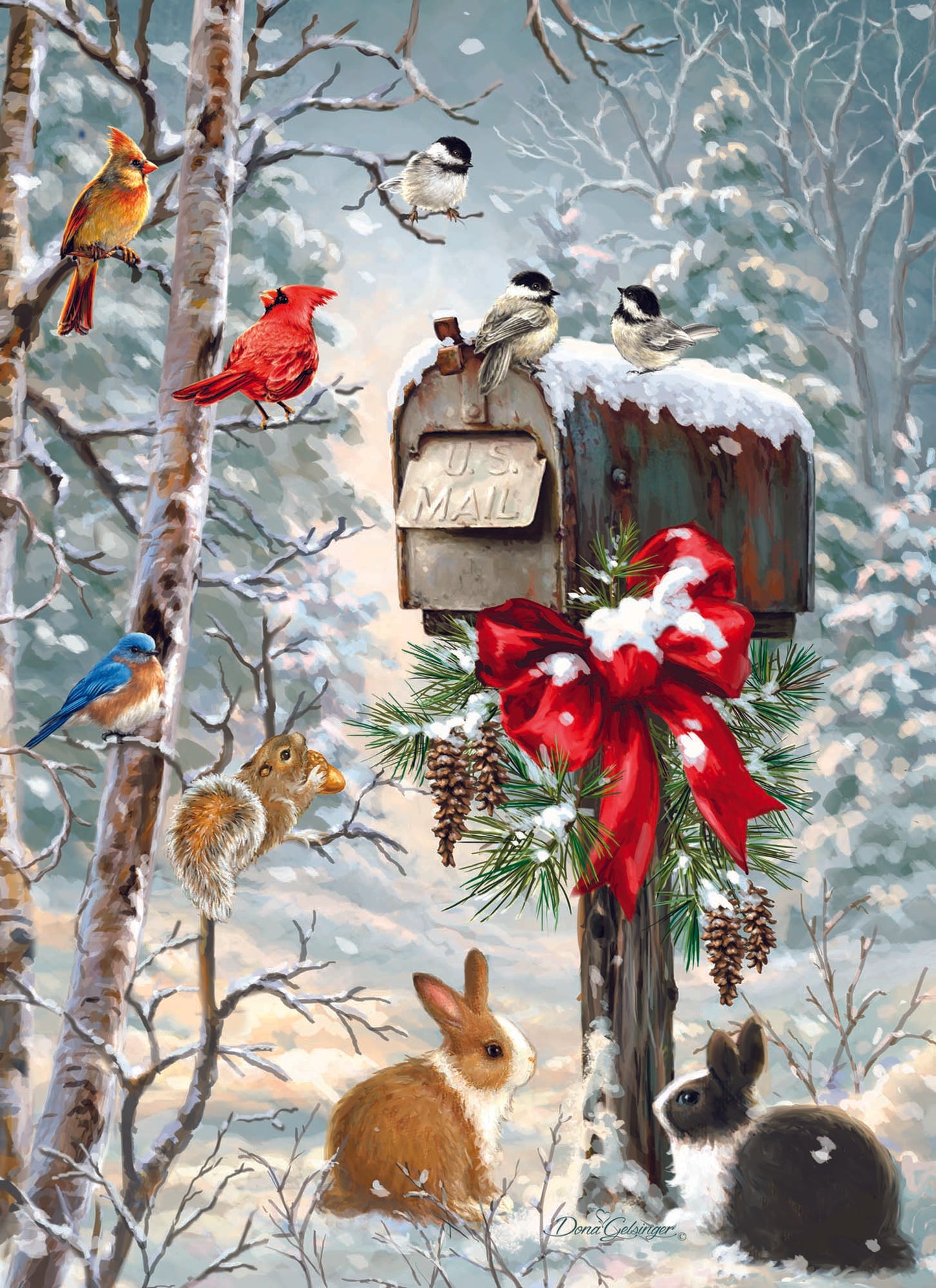 Boxed Christmas Cards - Winter Birds