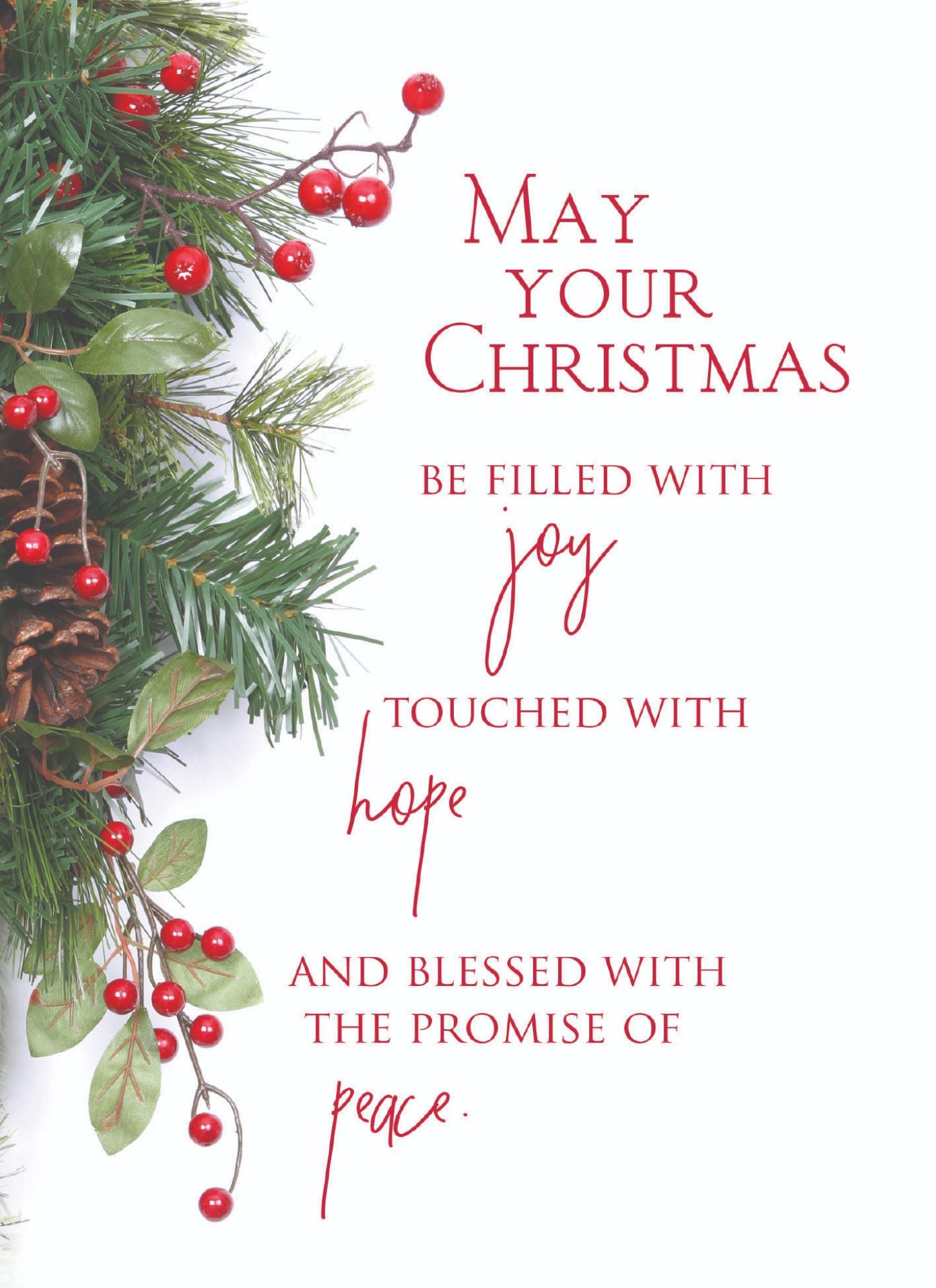 Example of a Christmas Cards - Blessings
