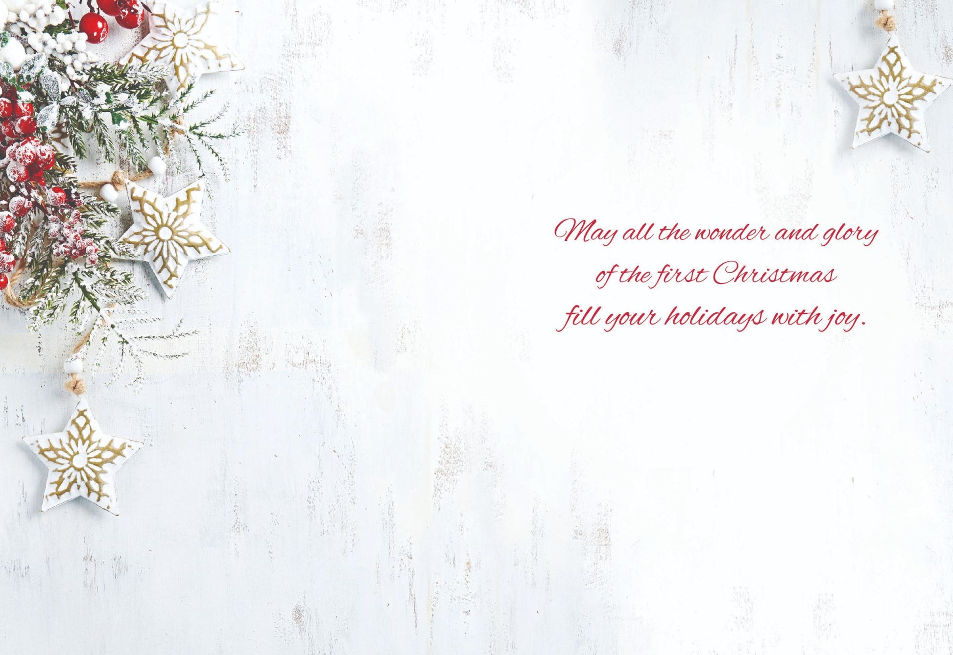 Example of a Christmas Cards - Blessings