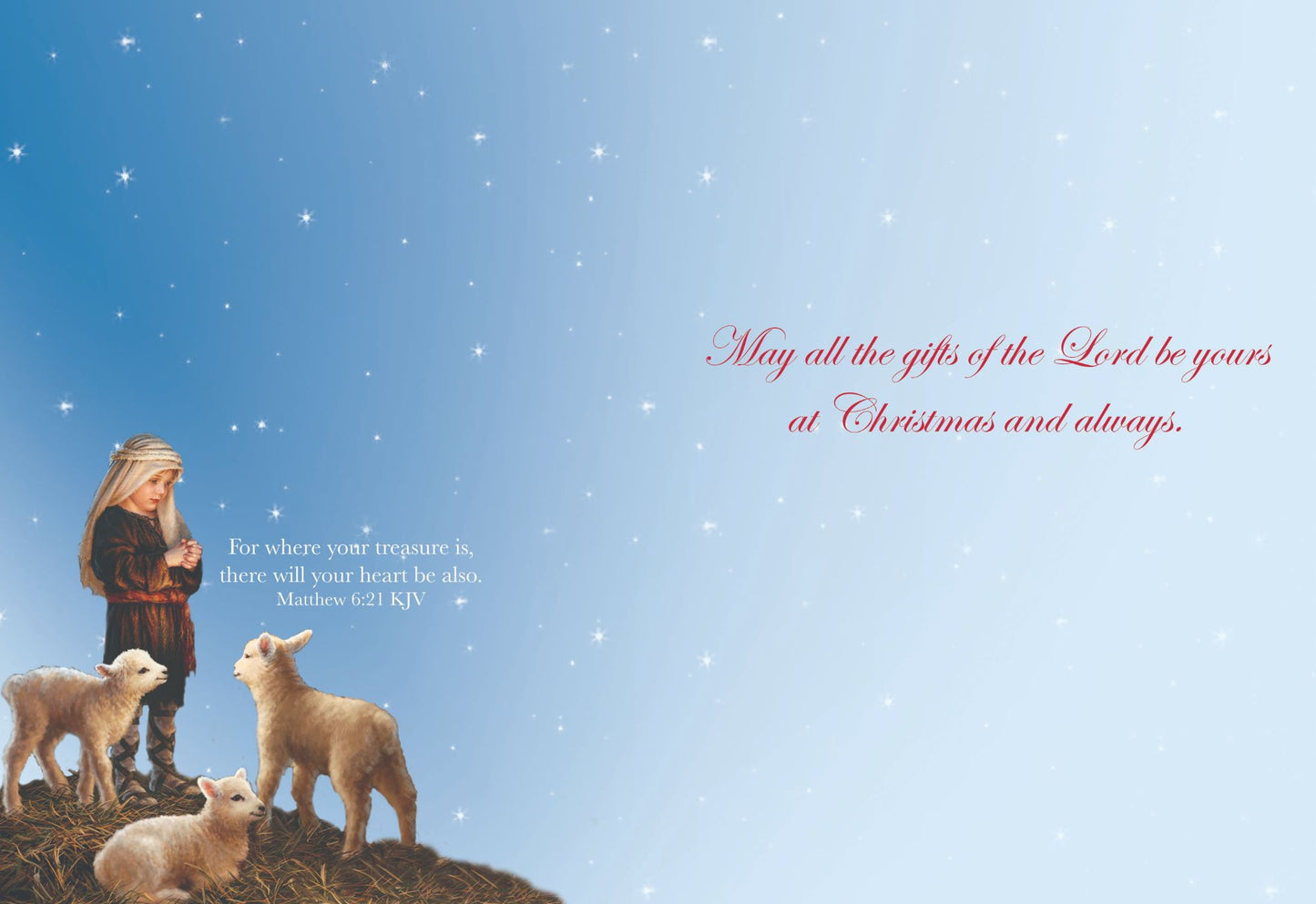 May all the gifts of the Lord be yours at Christmas and always Card