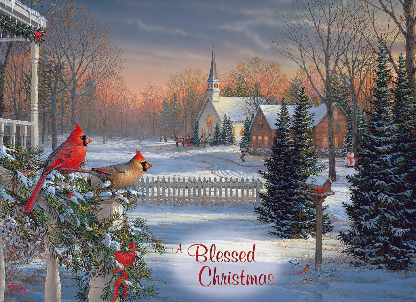 A Blessed Christmas Card