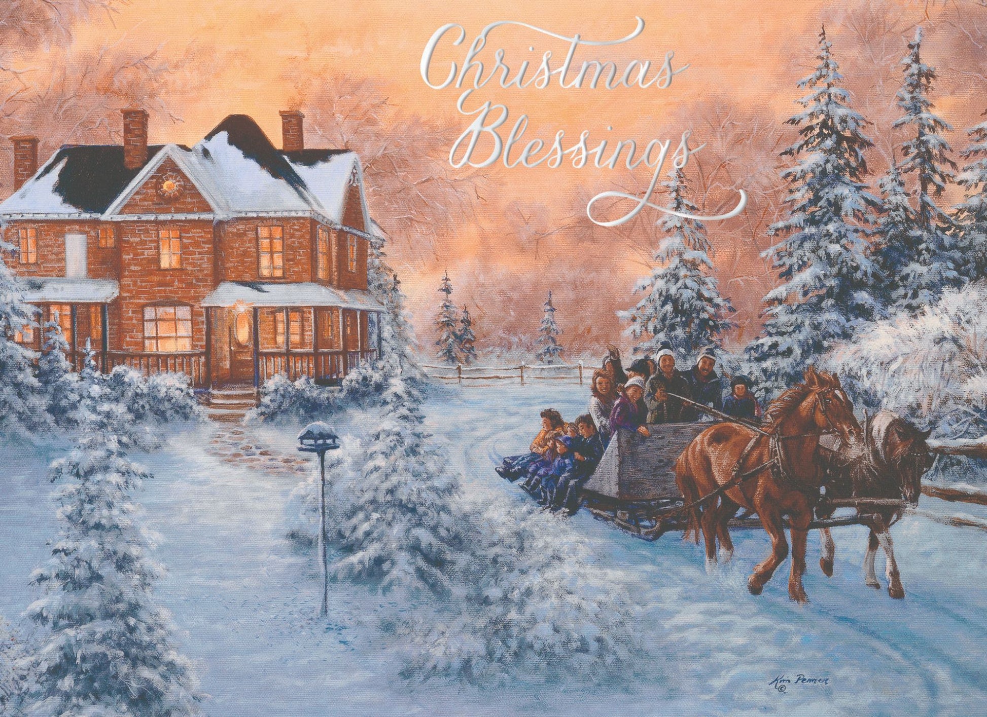 Example of a Christmas Cards - Winters Glow