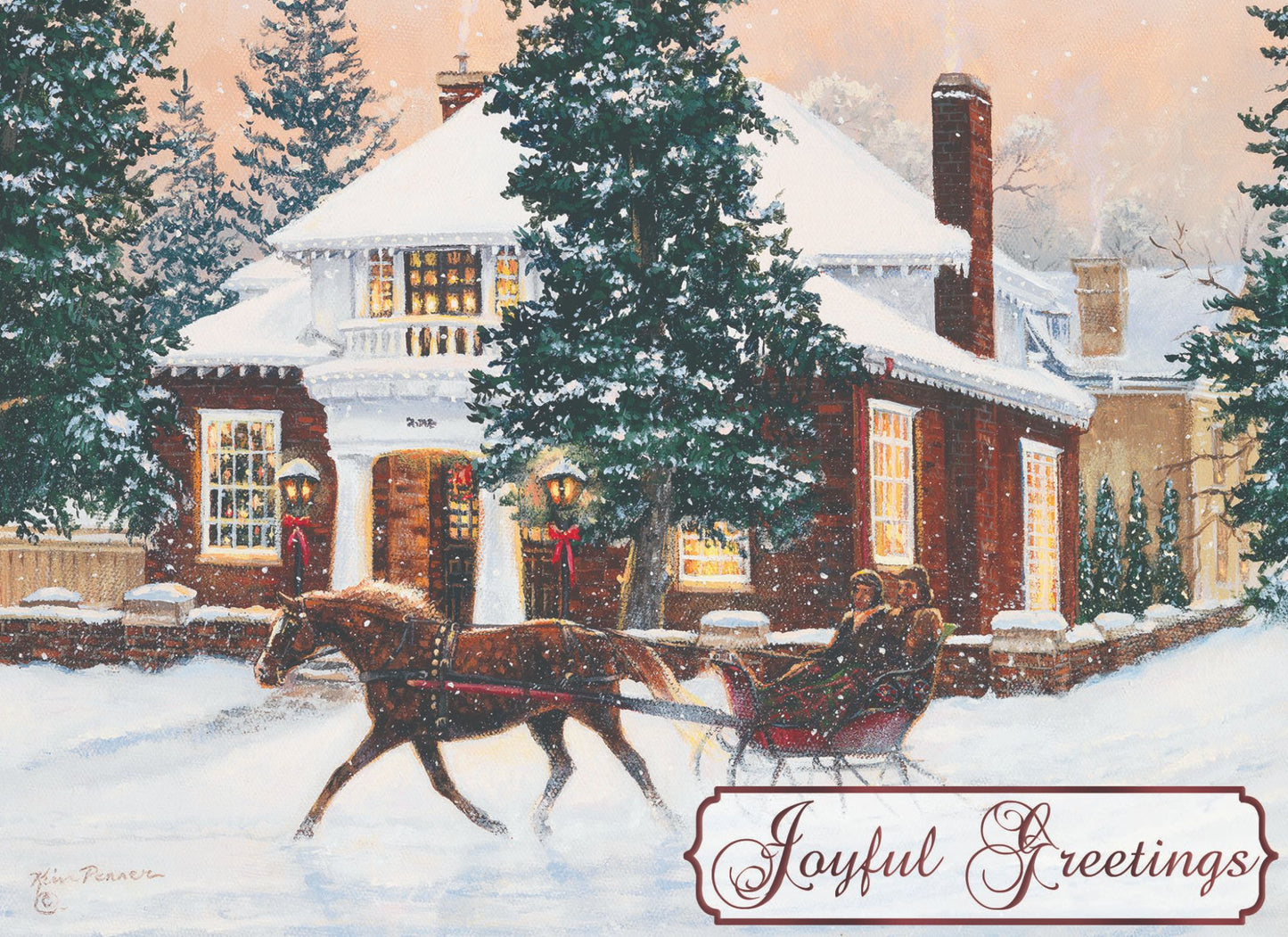 Example of a Christmas Cards - Winters Glow