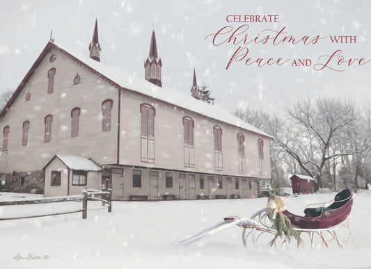 Christmas Cards -Christmas Peace, "Celebrate Christmas with peace and love"
