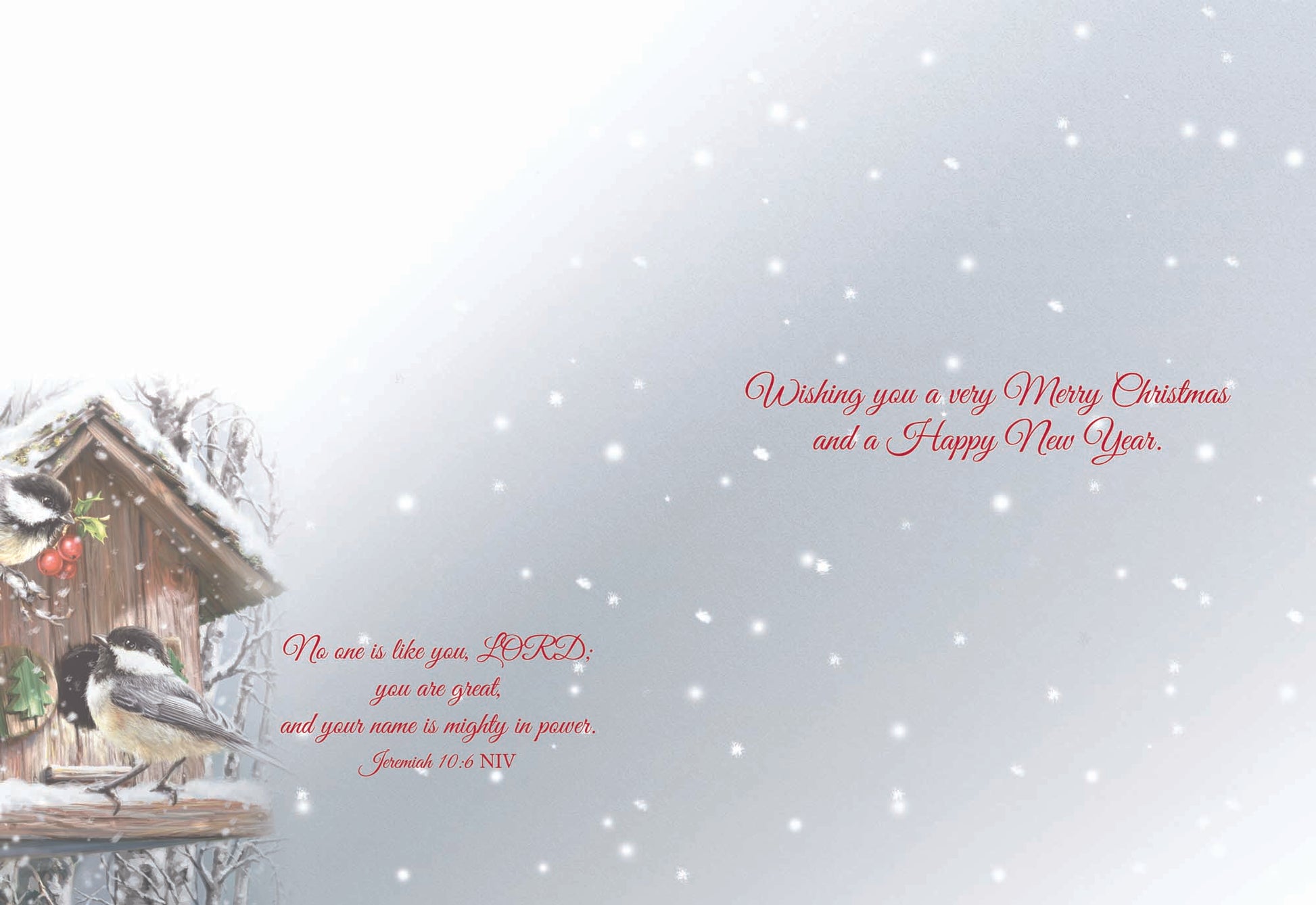 Whising you a very Merry Christmas and a Happy New Year