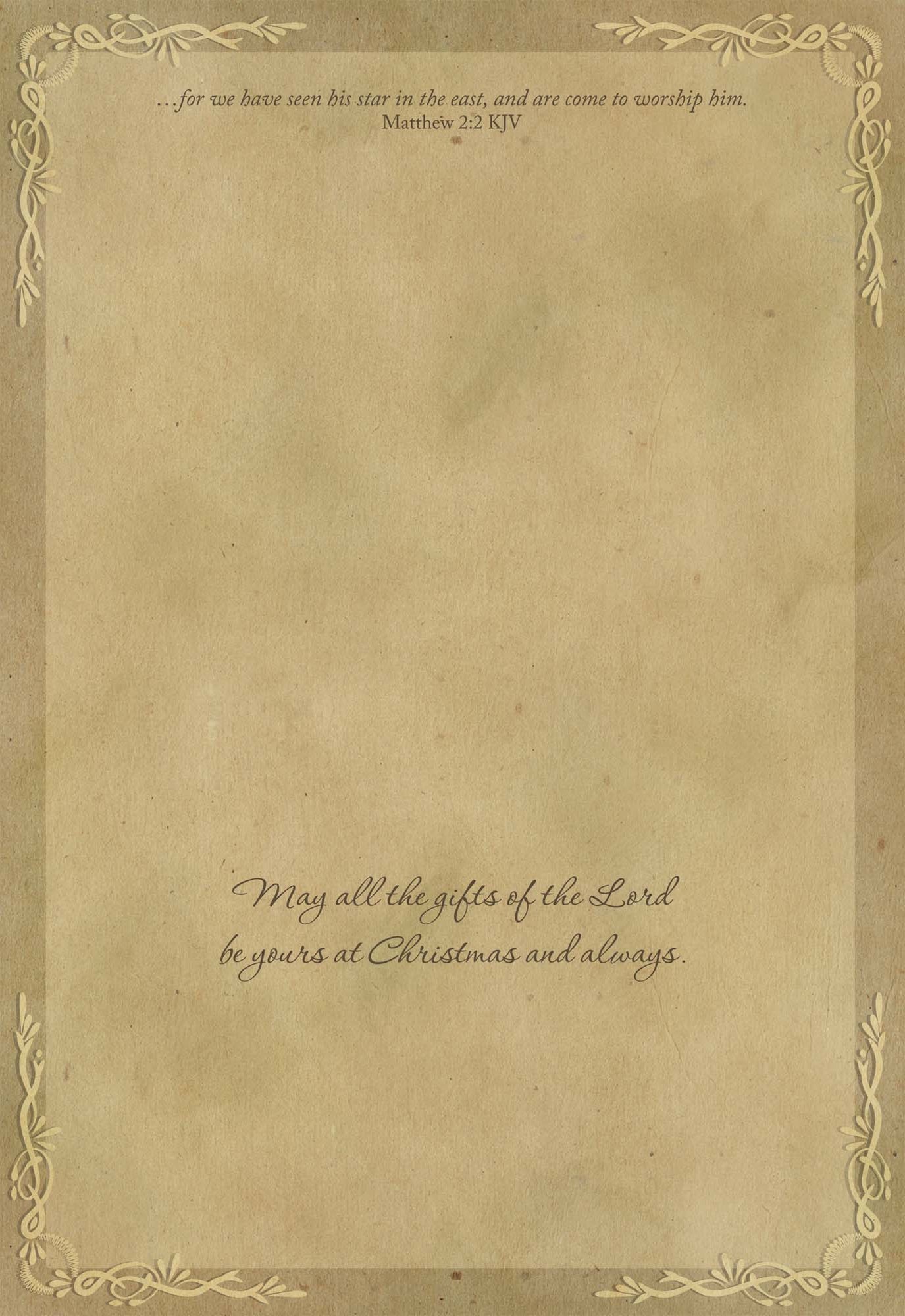 Religious Christmas Cards by Shared Blessings - Nativity - 12 Assorted Cards with KJV Scripture