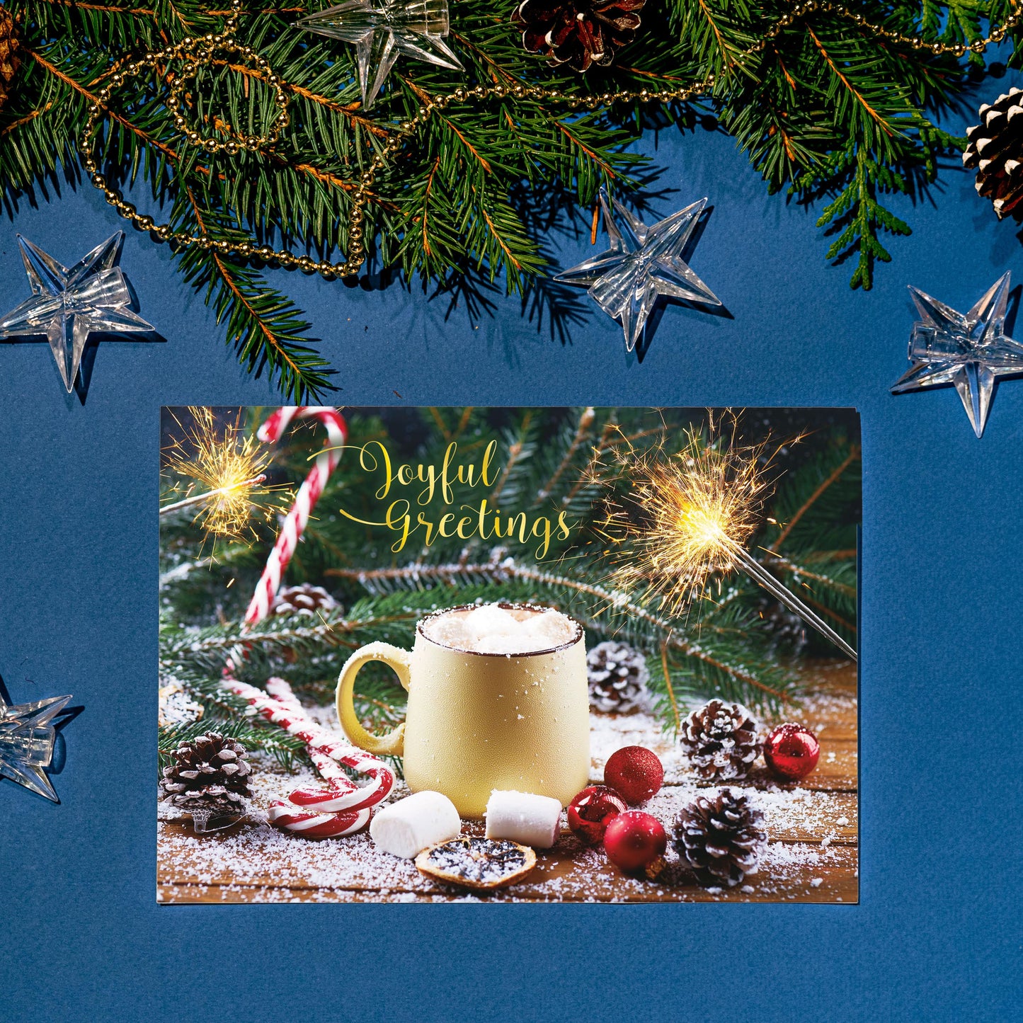Religious Boxed Christmas Cards by Shared Blessings - Cozy Moments. 12 cards and envelopes
