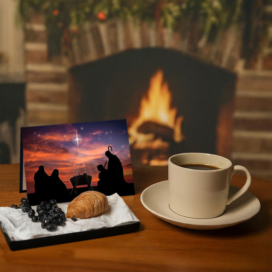 Christian Christmas Cards by Shared Blessings - Gifts of Christmas, 12 Assorted Cards and Envelopes