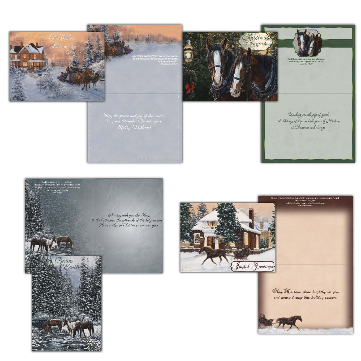 Examples of Christmas Cards - Winters Glow