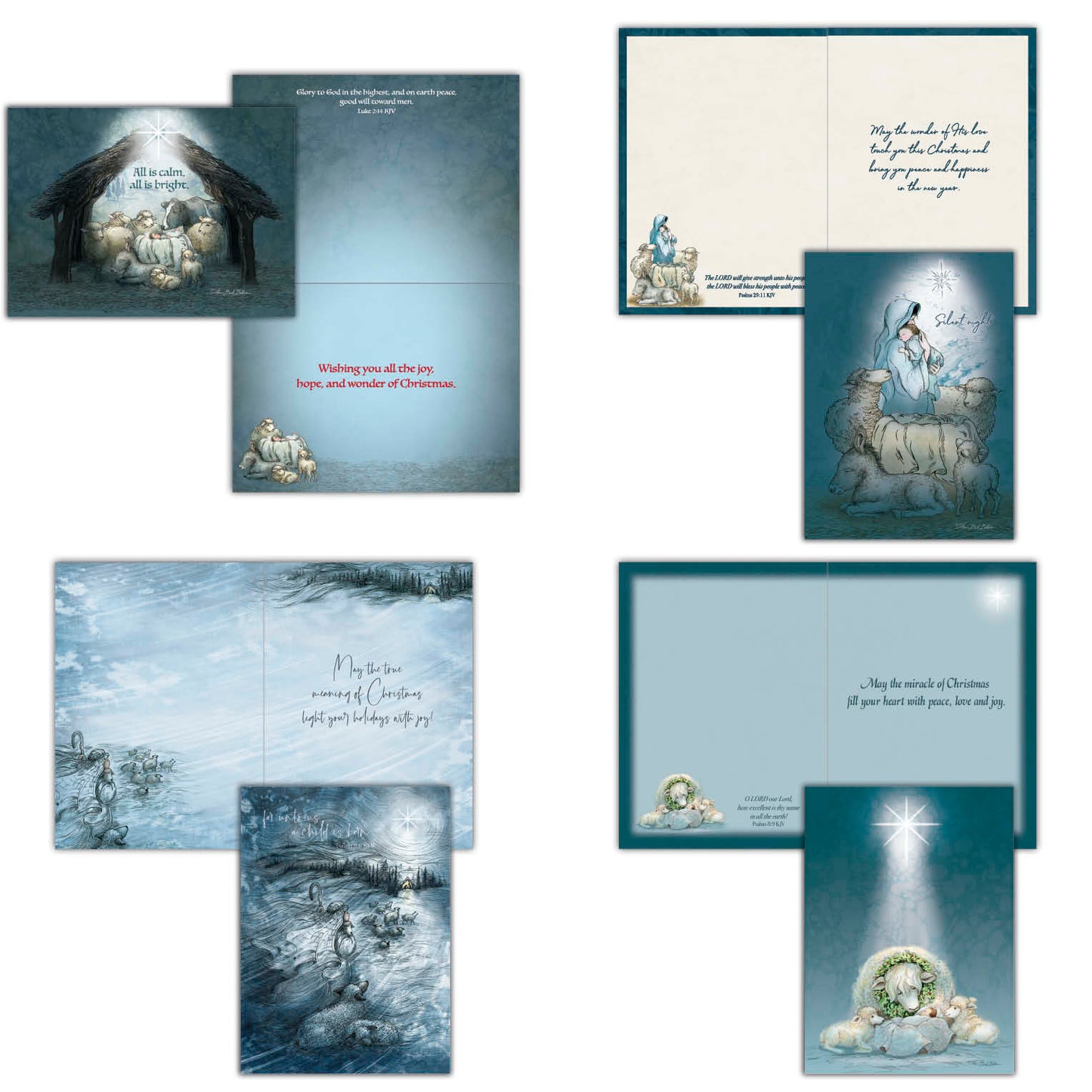 All Is Calm, Box of 12 Assorted Christmas Cards