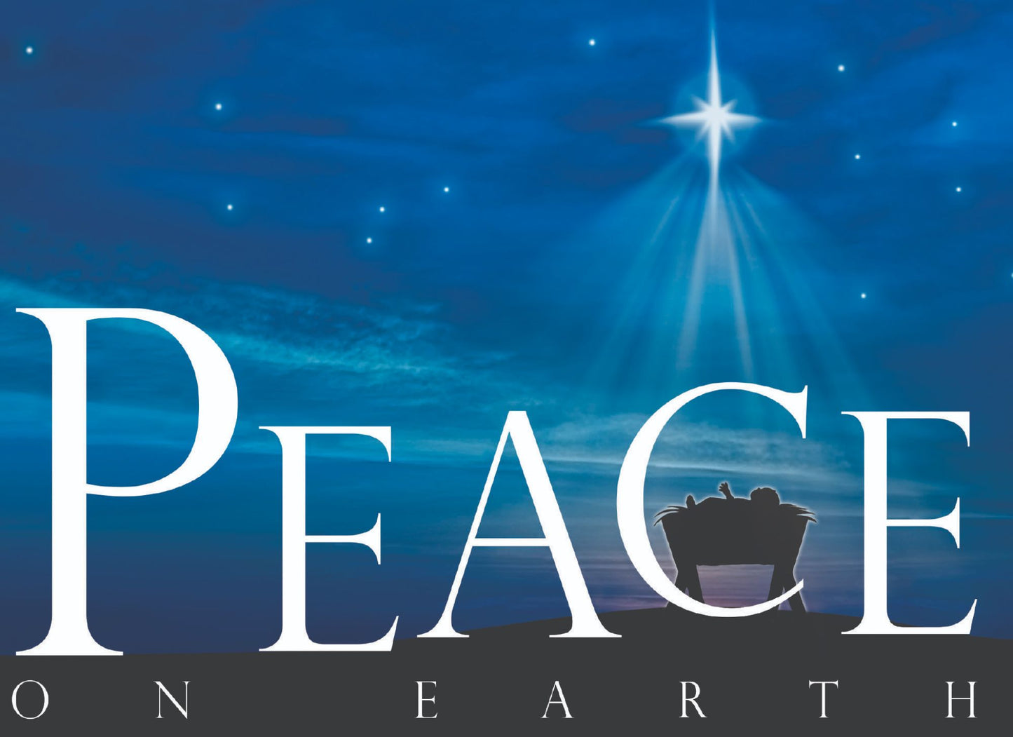 Peace on Earth Nativity Car