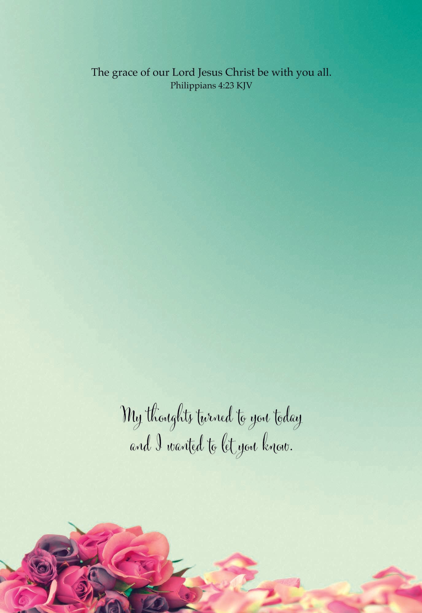 Christian Thinking of You Cards by Shared Blesssings- Gentle Thoughts 12 Cards and Envelopes