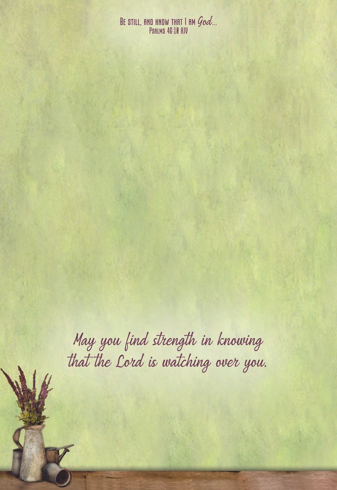 Christian Thinking of You Cards by Shared Blessings- Florally Yours, 12 Cards and Envelopes