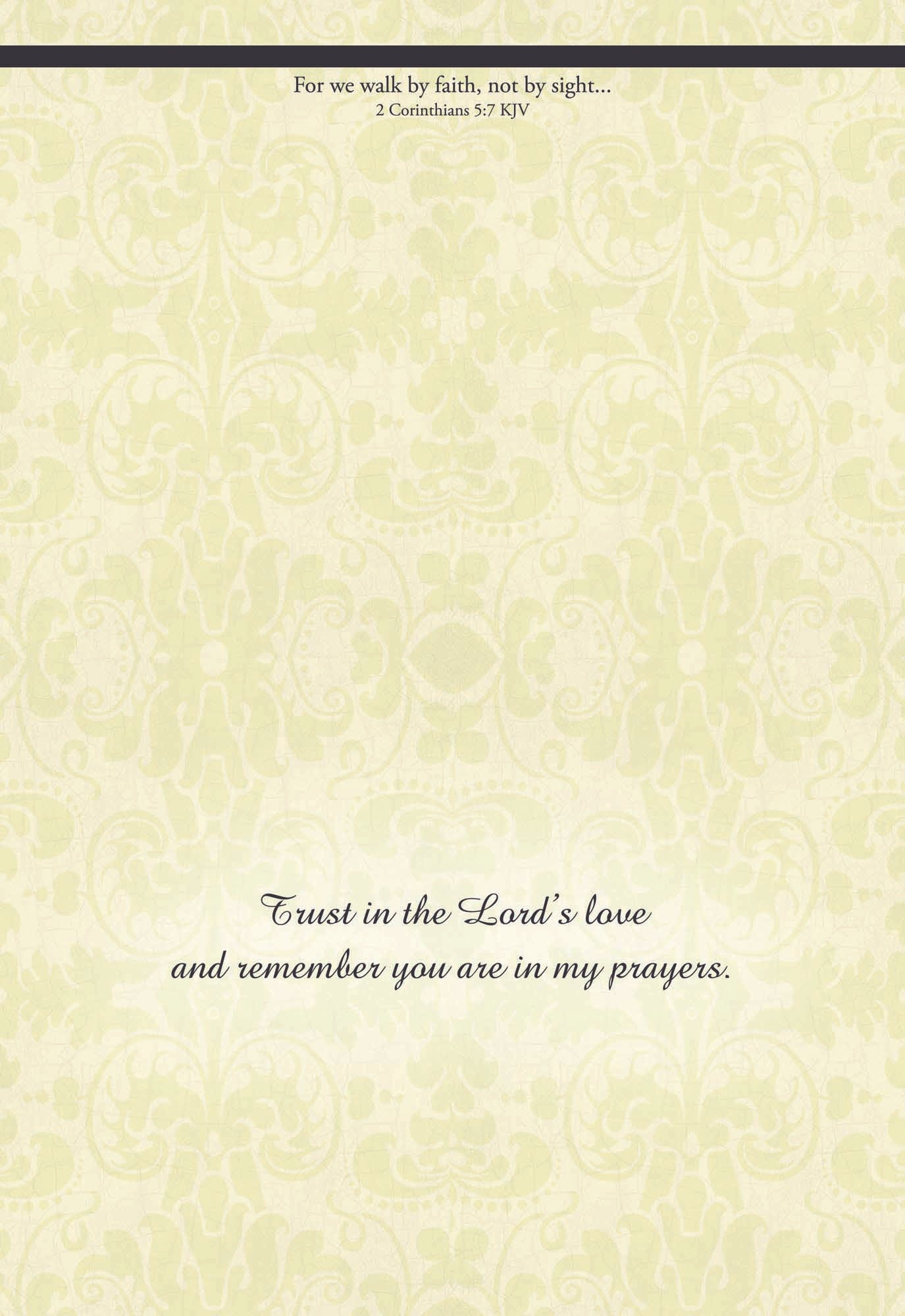 Christian Thinking of You Cards by Shared Blessings- Florally Yours, 12 Cards and Envelopes