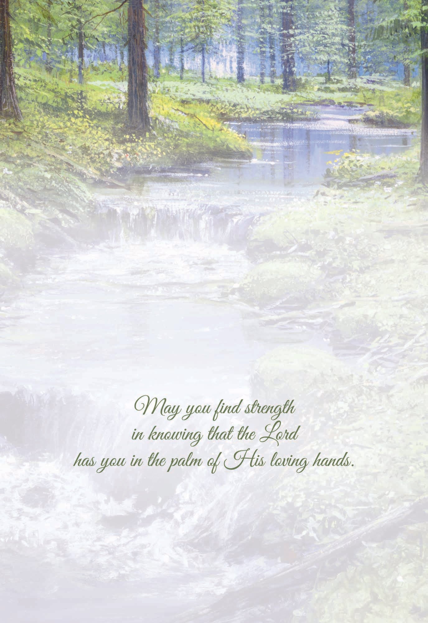 Christian Encouragement Cards by Shared Blessings, Serene Settings, 12 Cards and Envelopes