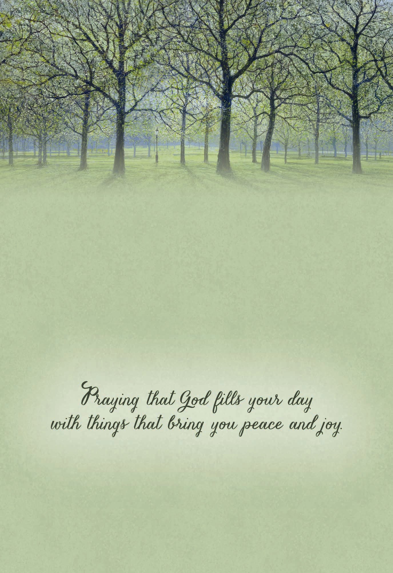 Christian Encouragement Cards by Shared Blessings, Serene Settings, 12 Cards and Envelopes