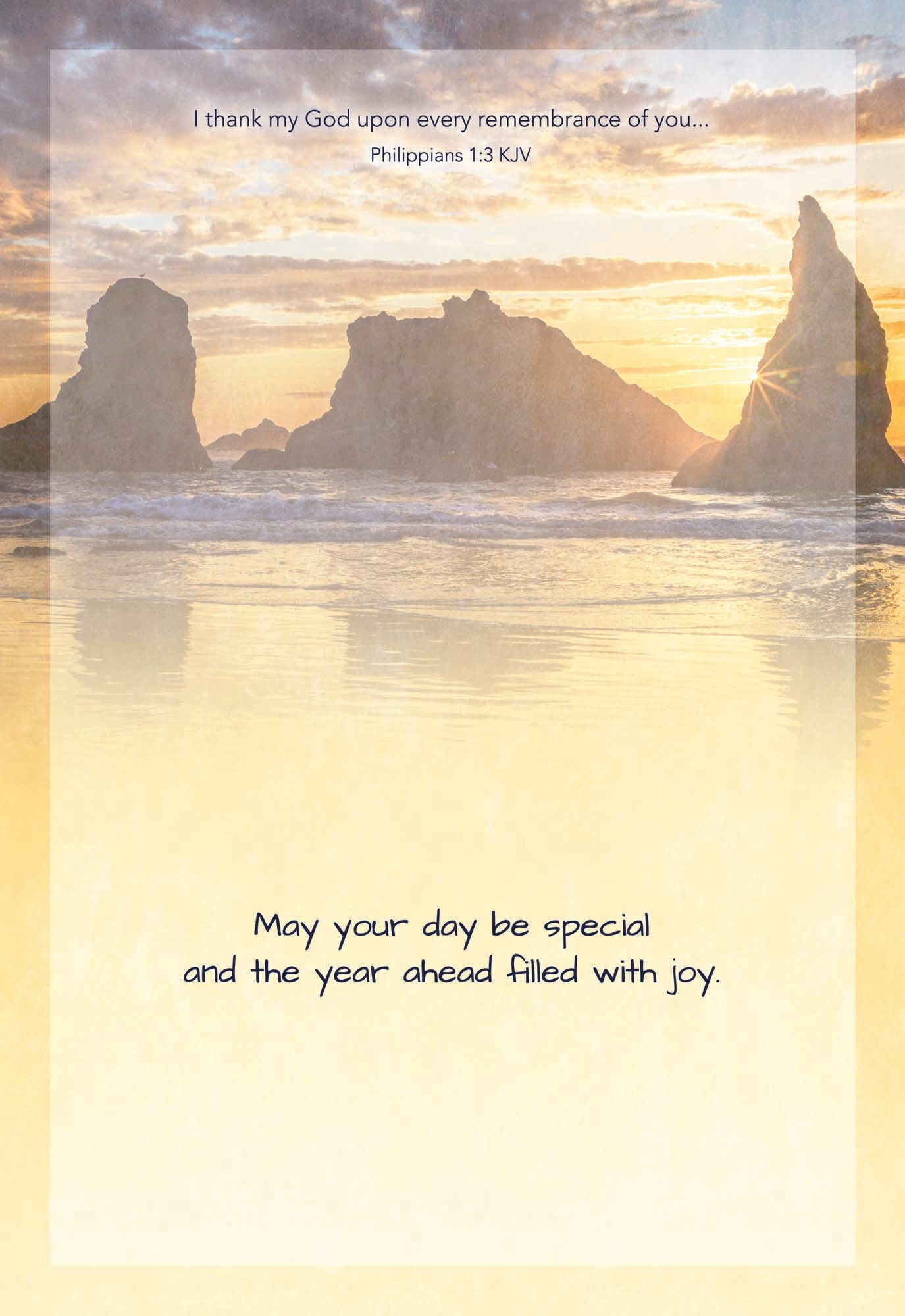 Boxed Assorted Birthday Cards - On the Shore