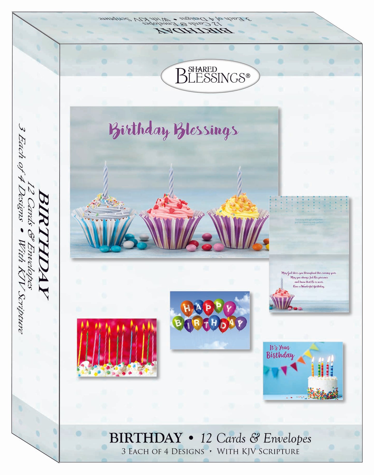 Christian Birthday Cards by Shared Blessings-Let's Celebrate