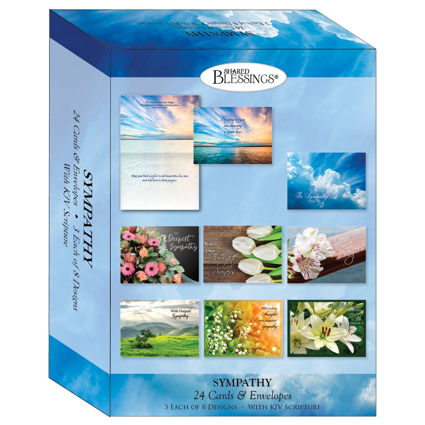 Expressions of Sympathy Assort - Assorted Sympathy Cards, Box of 24