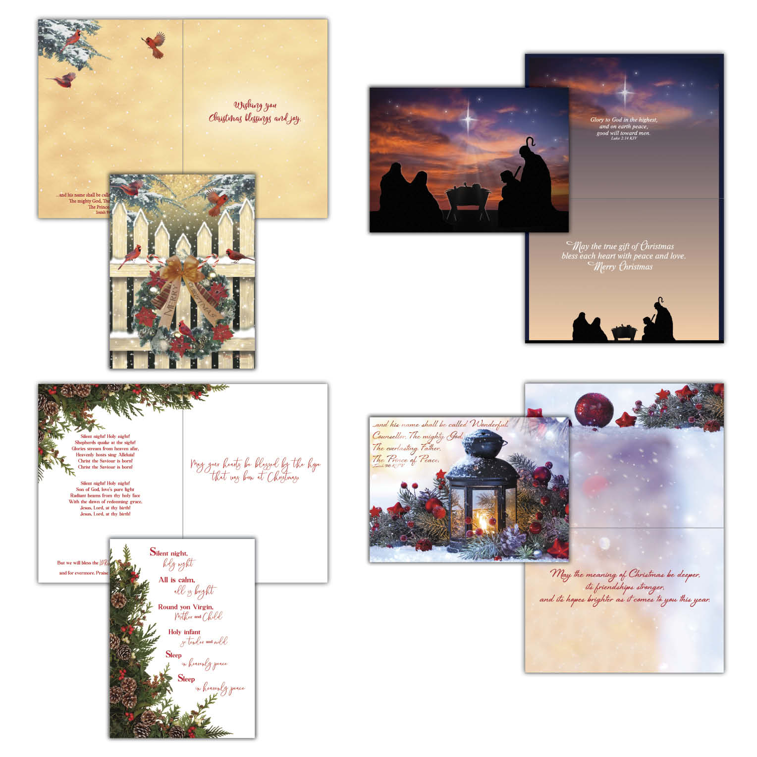 Extra Large Boxed Christmas Card Assortment - Christmas Greetings
