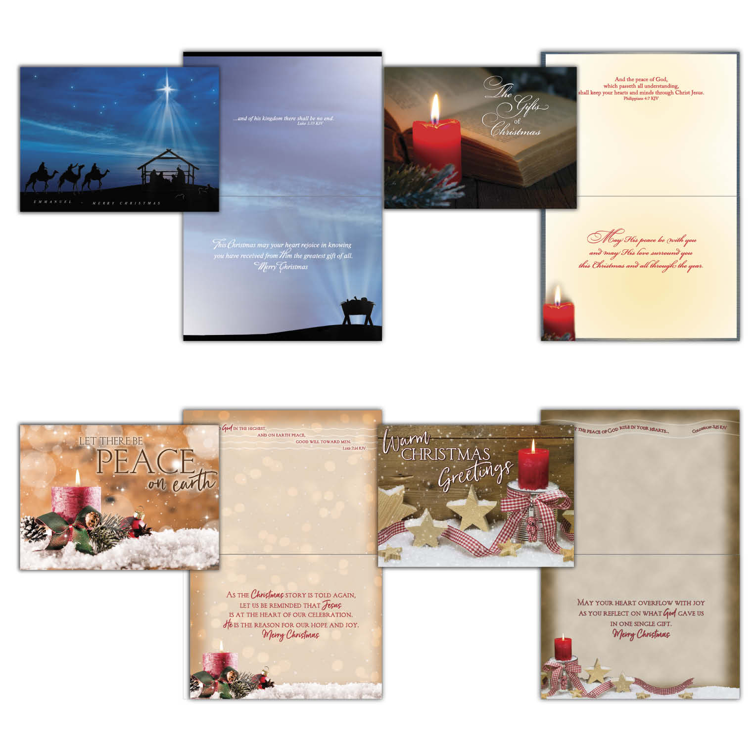 Extra Large Boxed Christmas Card Assortment 4 cards