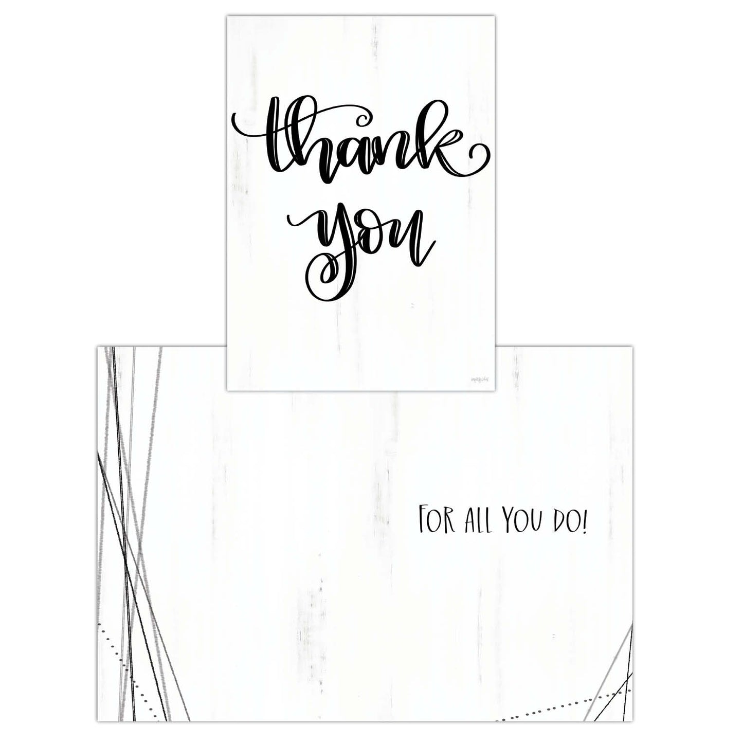 For All You Do Thank You Card