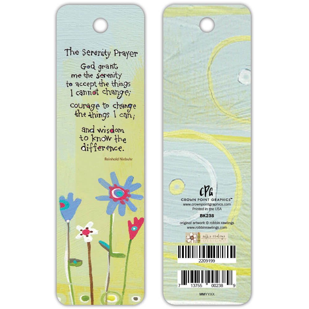  Planner Bookmark, Serenity Prayer Bookmark, Serenity Courage  Wisdom Bookmark, Charm Bookmark Gift, Planner Charm, Planner Accessories :  Handmade Products