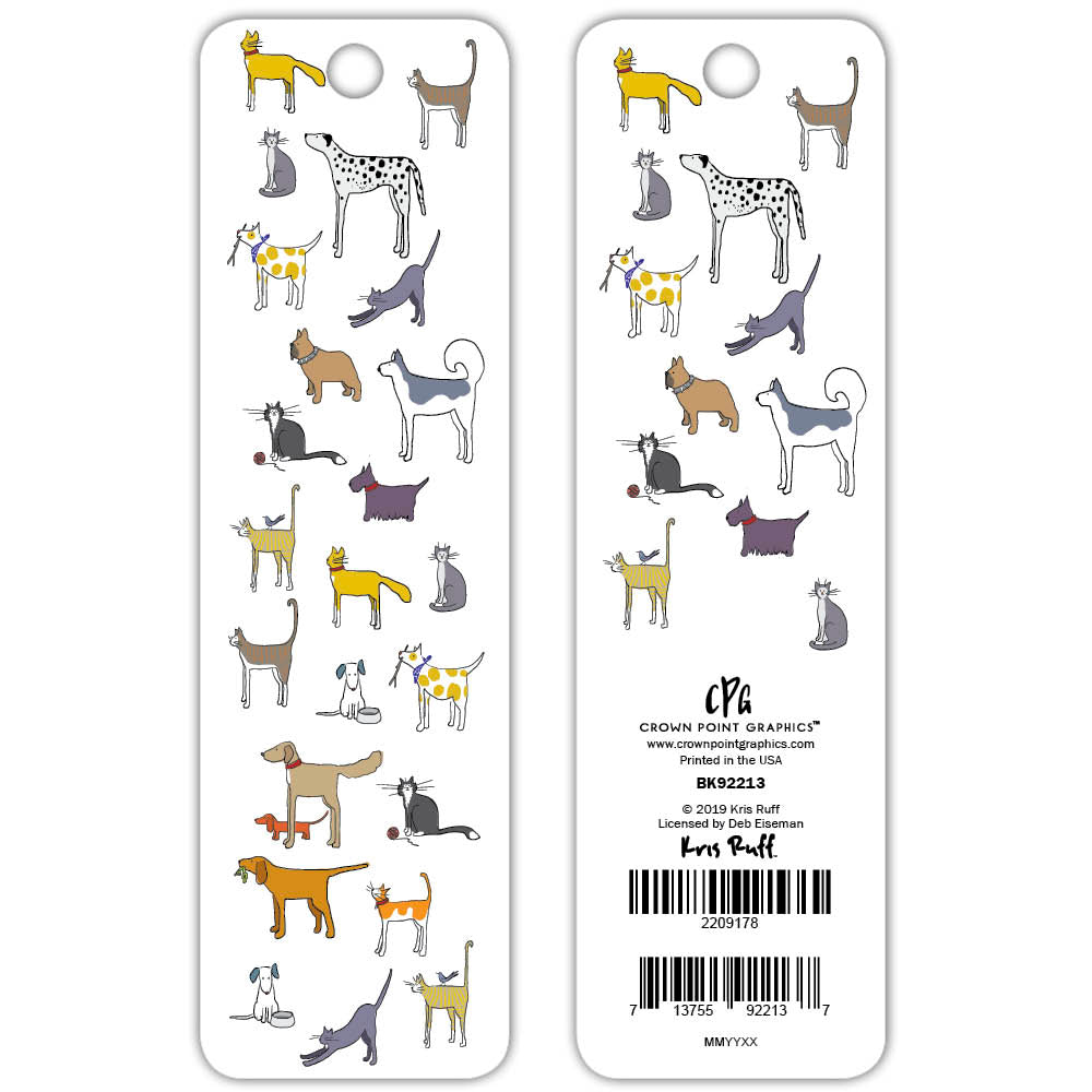 Furry Friend Collage -bookmark