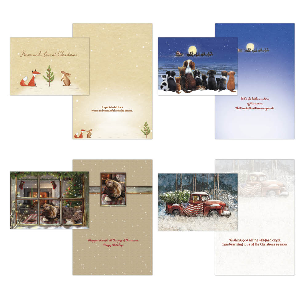 Country Christmas - Large Boxed Christmas Card Assortment