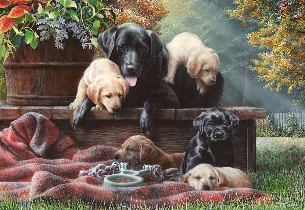 Garden Full of Dogs 1000 Piece Jigsaw Puzzle